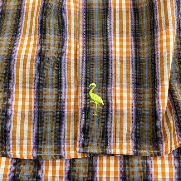 TailorByrd Long Sleeve Plaid Collared Button Down Casual Shirt XL - Picture 4 of 10